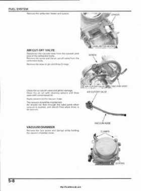 2003 Honda ATV TRX650FA Rincon Factory Service Manual, Page 103