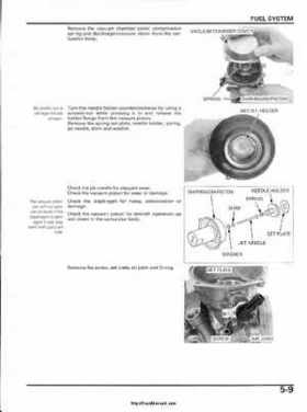 2003 Honda ATV TRX650FA Rincon Factory Service Manual, Page 104