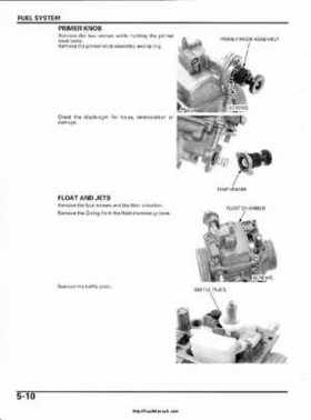 2003 Honda ATV TRX650FA Rincon Factory Service Manual, Page 105