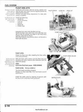 2003 Honda ATV TRX650FA Rincon Factory Service Manual, Page 109