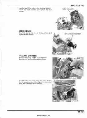 2003 Honda ATV TRX650FA Rincon Factory Service Manual, Page 110
