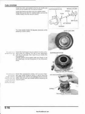 2003 Honda ATV TRX650FA Rincon Factory Service Manual, Page 111