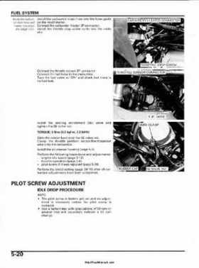2003 Honda ATV TRX650FA Rincon Factory Service Manual, Page 115