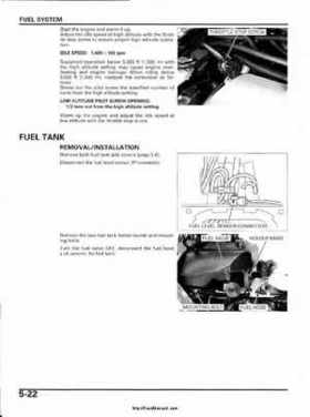 2003 Honda ATV TRX650FA Rincon Factory Service Manual, Page 117