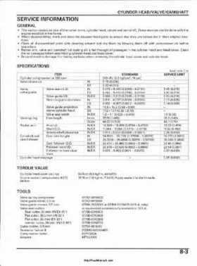 2003 Honda ATV TRX650FA Rincon Factory Service Manual, Page 149