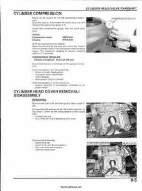 2003 Honda ATV TRX650FA Rincon Factory Service Manual, Page 151