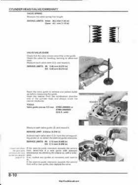 2003 Honda ATV TRX650FA Rincon Factory Service Manual, Page 156