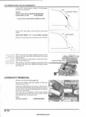 2003 Honda ATV TRX650FA Rincon Factory Service Manual, Page 160