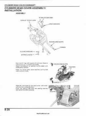 2003 Honda ATV TRX650FA Rincon Factory Service Manual, Page 166