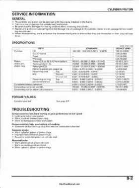 2003 Honda ATV TRX650FA Rincon Factory Service Manual, Page 171