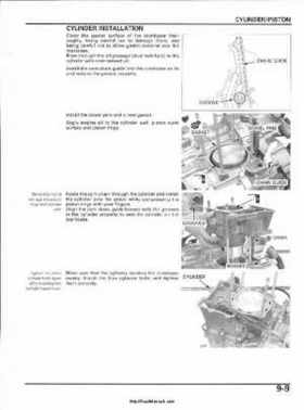 2003 Honda ATV TRX650FA Rincon Factory Service Manual, Page 177