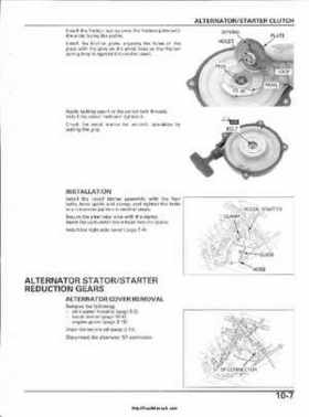 2003 Honda ATV TRX650FA Rincon Factory Service Manual, Page 185