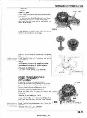 2003 Honda ATV TRX650FA Rincon Factory Service Manual, Page 187