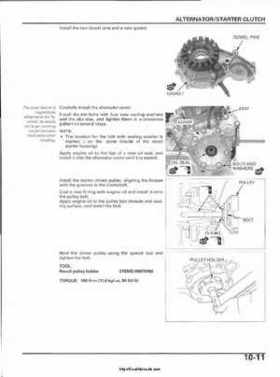 2003 Honda ATV TRX650FA Rincon Factory Service Manual, Page 189