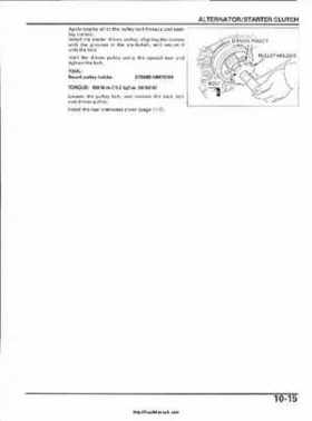2003 Honda ATV TRX650FA Rincon Factory Service Manual, Page 193