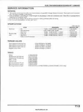 2003 Honda ATV TRX650FA Rincon Factory Service Manual, Page 196
