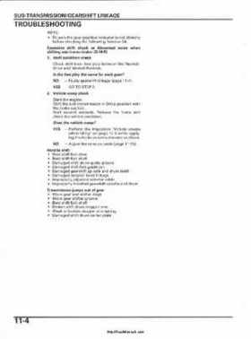 2003 Honda ATV TRX650FA Rincon Factory Service Manual, Page 197