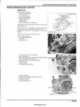2003 Honda ATV TRX650FA Rincon Factory Service Manual, Page 198