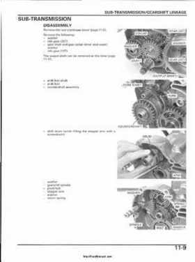 2003 Honda ATV TRX650FA Rincon Factory Service Manual, Page 202