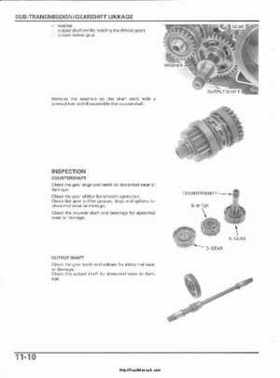 2003 Honda ATV TRX650FA Rincon Factory Service Manual, Page 203