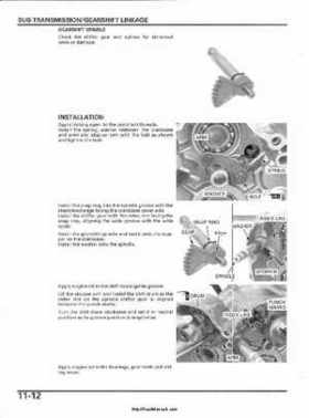 2003 Honda ATV TRX650FA Rincon Factory Service Manual, Page 205