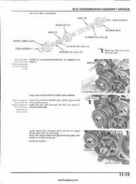 2003 Honda ATV TRX650FA Rincon Factory Service Manual, Page 206