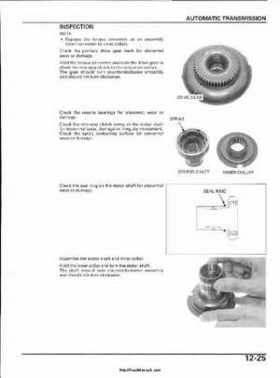 2003 Honda ATV TRX650FA Rincon Factory Service Manual, Page 236