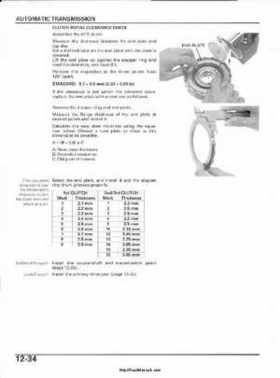2003 Honda ATV TRX650FA Rincon Factory Service Manual, Page 245