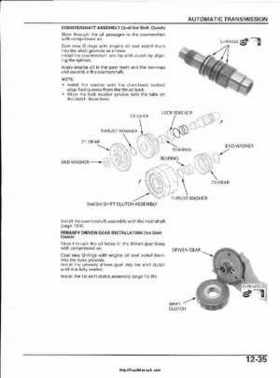 2003 Honda ATV TRX650FA Rincon Factory Service Manual, Page 246