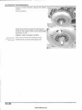 2003 Honda ATV TRX650FA Rincon Factory Service Manual, Page 249