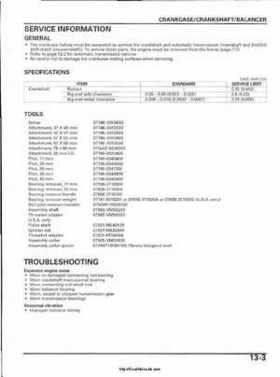2003 Honda ATV TRX650FA Rincon Factory Service Manual, Page 252