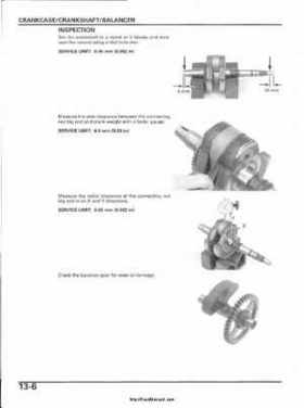 2003 Honda ATV TRX650FA Rincon Factory Service Manual, Page 255