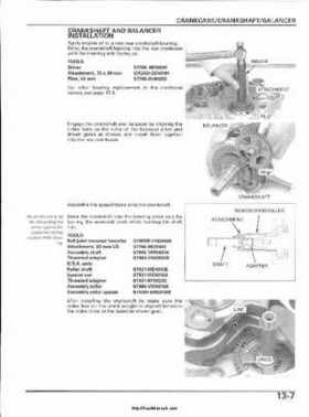 2003 Honda ATV TRX650FA Rincon Factory Service Manual, Page 256