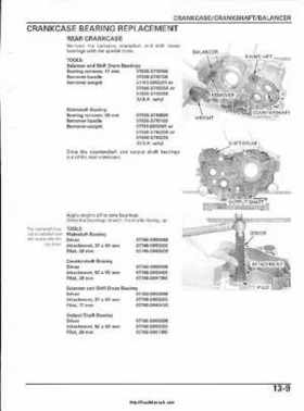 2003 Honda ATV TRX650FA Rincon Factory Service Manual, Page 258
