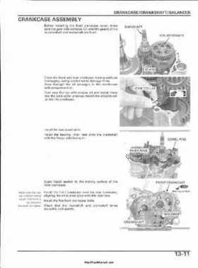 2003 Honda ATV TRX650FA Rincon Factory Service Manual, Page 260