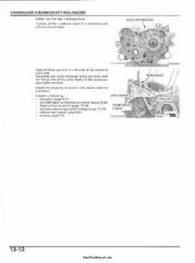 2003 Honda ATV TRX650FA Rincon Factory Service Manual, Page 261