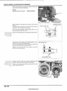 2003 Honda ATV TRX650FA Rincon Factory Service Manual, Page 275