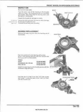 2003 Honda ATV TRX650FA Rincon Factory Service Manual, Page 276