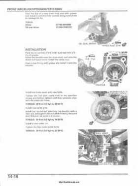 2003 Honda ATV TRX650FA Rincon Factory Service Manual, Page 277