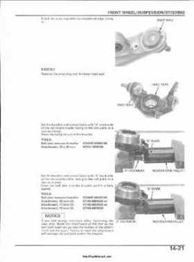 2003 Honda ATV TRX650FA Rincon Factory Service Manual, Page 282