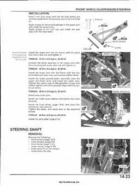2003 Honda ATV TRX650FA Rincon Factory Service Manual, Page 284
