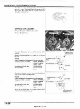 2003 Honda ATV TRX650FA Rincon Factory Service Manual, Page 287