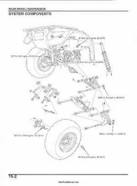 2003 Honda ATV TRX650FA Rincon Factory Service Manual, Page 293
