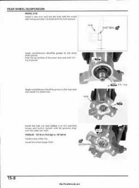 2003 Honda ATV TRX650FA Rincon Factory Service Manual, Page 299