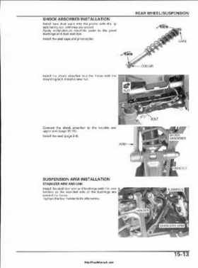 2003 Honda ATV TRX650FA Rincon Factory Service Manual, Page 304