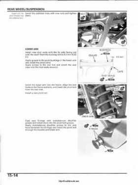 2003 Honda ATV TRX650FA Rincon Factory Service Manual, Page 305