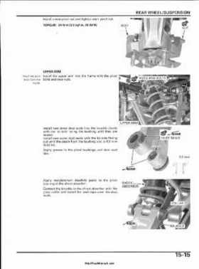 2003 Honda ATV TRX650FA Rincon Factory Service Manual, Page 306