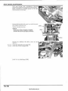 2003 Honda ATV TRX650FA Rincon Factory Service Manual, Page 307