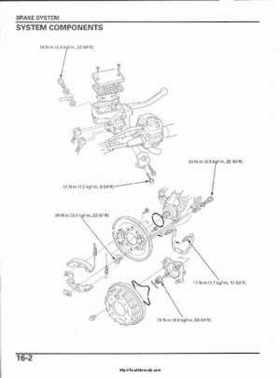 2003 Honda ATV TRX650FA Rincon Factory Service Manual, Page 309