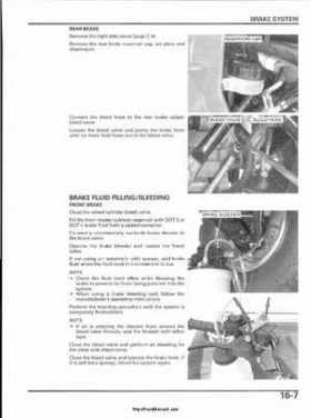 2003 Honda ATV TRX650FA Rincon Factory Service Manual, Page 314
